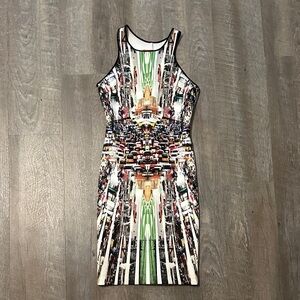 Clover Canyon Multicolor Graphic Mini Dress